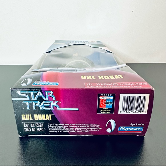 Star Trek Deep Space Nine GUL DUKAT Serialized 9” Playmates 1998 NEW SEALED! - Picture 5 of 7